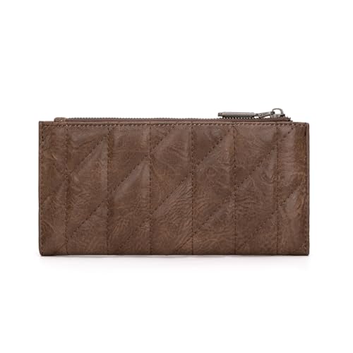 Image of Montana West Wrangler Womens Slim Wallet Bifold Quilted Wallets for Women Travel Wallet, Card Cases & Money Organizers Minimalist Card Wallets Ladies Female with Coin Purse