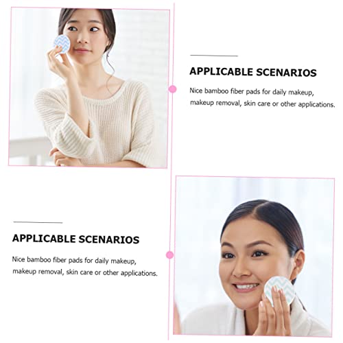 FOMIYES Esponja Bucha 7 Unidades Almofadas Removedoras De Maquiagem De De Veludo Rodadas De Algodão