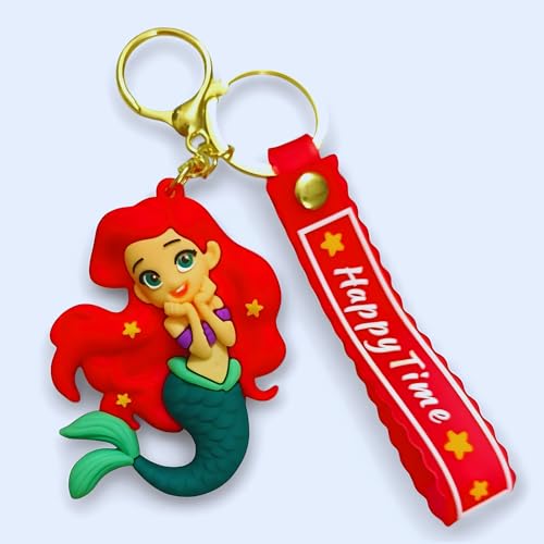 Image of Cute 3D Keychain | Keyring & Quirky Bag Charm | Hard Silicone, Unbreakable | Travel Essential | Kids Friendly | Strap & Bag Hook