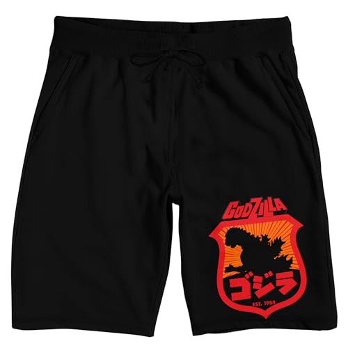 Godzilla Classic Men's Black Sleep Pajama Shorts