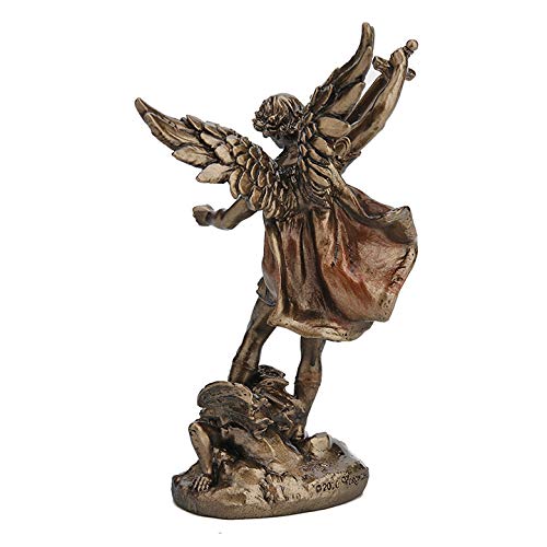 Estatua Resina San Miguel Arcángel 3.35 pulgadas miniatura 3