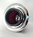 NEW Universal High Performance 3'' Inch Inlet Cone Dry Flow Air Filter Oil Free (Red)