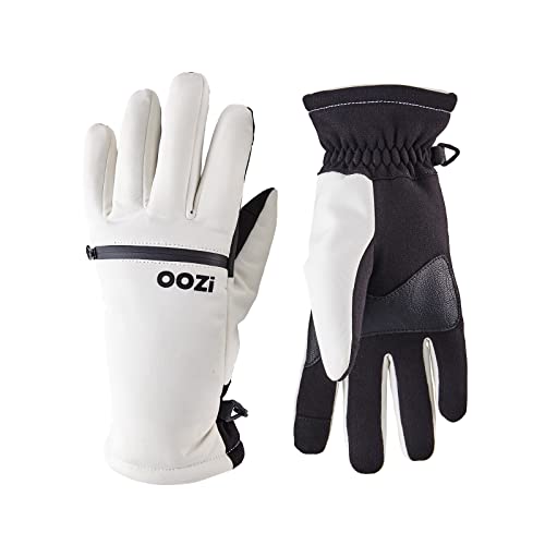 Oozi Winter Gloves For Men Women Touchscreen Gloves Cold Weather Warm Gloves For Running Cycling Driving (S, Off White) #TOP7