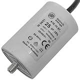 Diámetro: 45mm, Altura: 70mm Condensador de motor 25µF 425V 45x70mm Cable 35cm Ducati 416.10.97 B 25uF