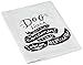 Primitives by Kathy Dog Hair Tea Towel, 28-Inch by 28-Inch