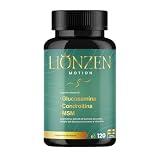 Glucosamina Condroitina MSM Articolazioni +16 Ingredienti | Collagene, Acido Ialuronico, Curcuma, Boswellia | Integratore per Cartilagine e Mobilità Articolare | 120 Capsule | LIONZEN Motion