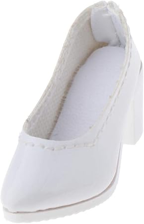 Baoblaze Escala 1: 6 Sapatos De Salto Alto Modelo ABS 12\