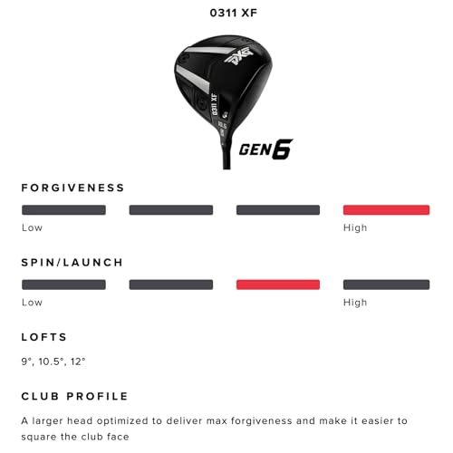 PXG 0311 GEN6 XF Driver - 12 Degree - Right Hand - Senior Flex - Graphite Shaft