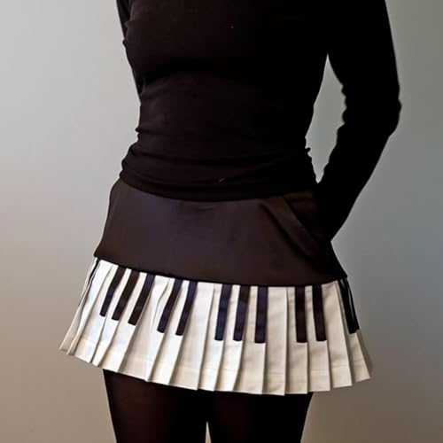 Jupe piano chic blanche avec une coupe slim ajustée - 3