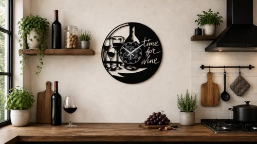 Horloge murale vinyle Enotec bière déco restaurant rétro