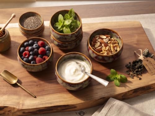 Image of Freakway Artisan Crystalline Glaze Ceramic Bowls (Set of 4)