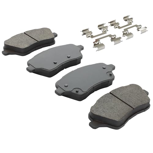 Image of QUALITY-BUILT Front Ceramic Brake Pads, Premium 1001-1730C, Compatible with 2014-2019 Ford Fiesta