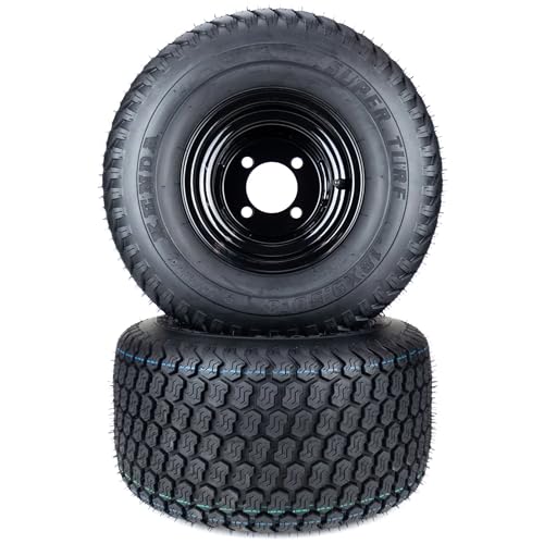 (2) Super Turf Tire Assemblies 18x9.50-8 Fits Toro Timecutter 50" 139-5847