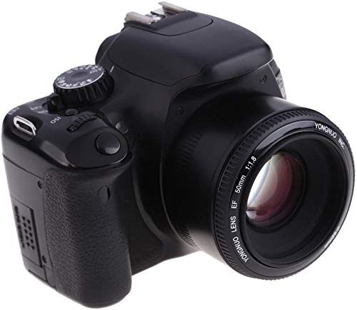 Yongnuo YN50 mm F1.8 Objectif standard avec grande ouverture, mise au point automatique pour appareil photo reflex numérique Canon EF Rebel