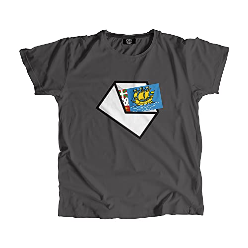 T-shirt Saint-Pierre-et-Miquelon imprimé graphique mode homme femme