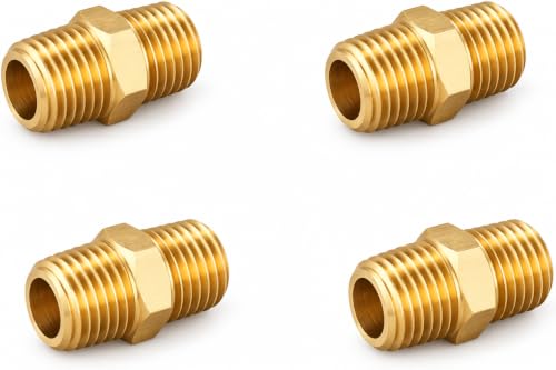 T TANYA HARDWARE 1/4 Inch NPT x 1/4 Inch NPT Male