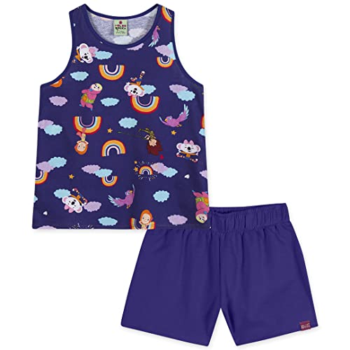 Conjunto Rainbow, Mundo Ripilica, Meninas, Roxo, 3