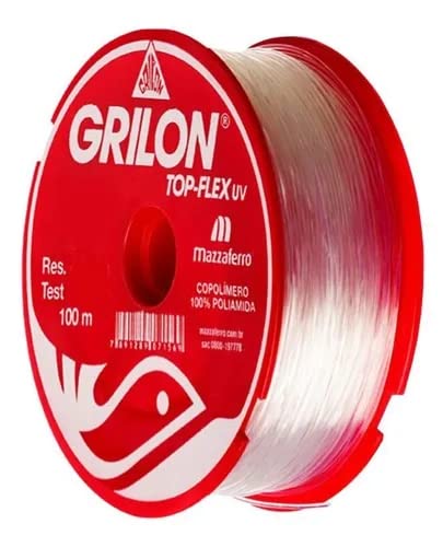 Linha Pesca Grilon Top-flex 100m 0,20mm