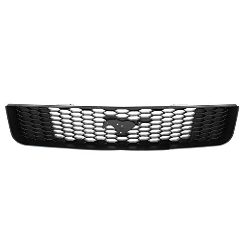 CarPartsDepot, New Grille Grill Assembly Replacement Without Pony Package Coupe Convertible 2-Dr, 400-18418 FO1200421 FO1200486 6R3Z8200AA
