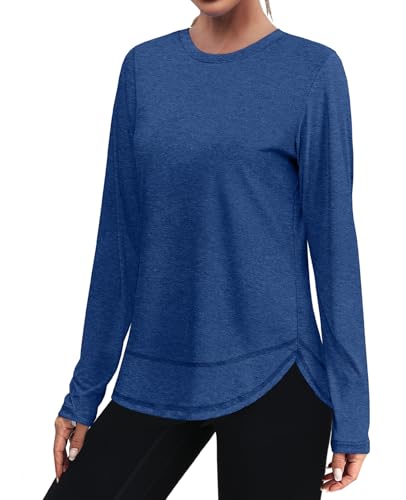 Image of XIEERDUO Women's Workout Tops Long Sleeve Shirts Sun Protection UPF 50+ Quick Dry Shirts for Hiking Running S-3XL