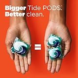 Tide Hygienic Clean Heavy 10x Duty Power PODS Laundry Detergent Pacs, oryginalne, 25 liczników, do widocznych i niewidzialnych zanieczyszczeń