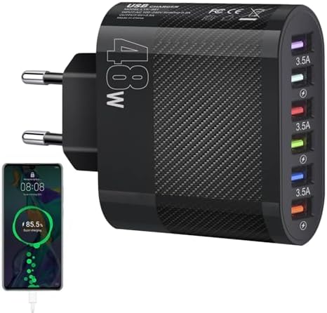Cargador de Pared Rápido USB Compacto