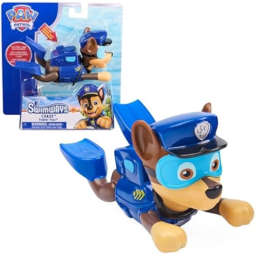 SwimWays PAW Patrol Chase Paddlin' Pups Pool Toy for Ages 4+