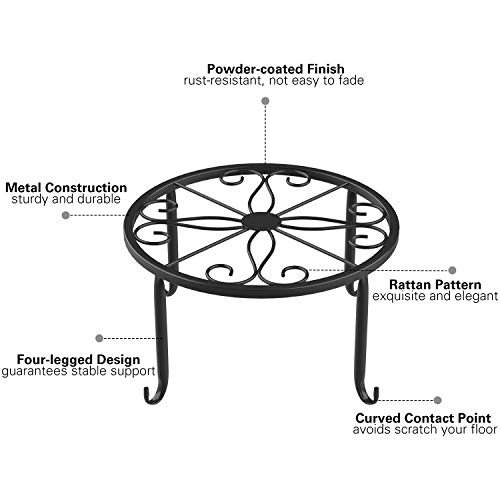 Lewondr 3 Pack Potted Plant Stand by Lewondr - Used condition - Image 6