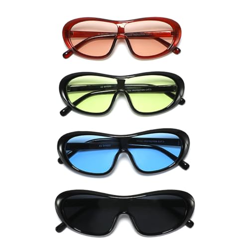 helena Fashion Oversized Women Pilot Sunglasses Retro Big Frame Gradient Men Trending Orange Blue Punk Shield Sun Glasses4