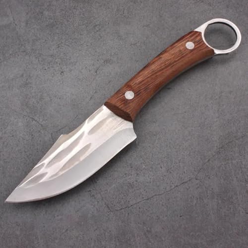 Image of Wizbiz 4 Inch Meat Cleaver Knife for Kitchen Chooping Knife High Carbon Stainless Steel Ultra Sharp Blade with Wooden Handle for Chicken Mutton Vegetables Cutting Tool