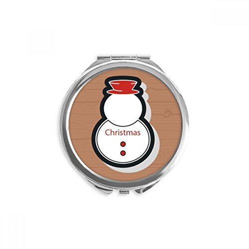 Miroir rond de poche noël coloré pour vos déplacements quotidiens