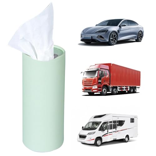 Generisch Scatola per fazzoletti da auto, ricaricabile, con 40 salviettine per cosmetici, accessori per auto, copertina per fazzoletti, asciugamani per asciugatrici, viaggi