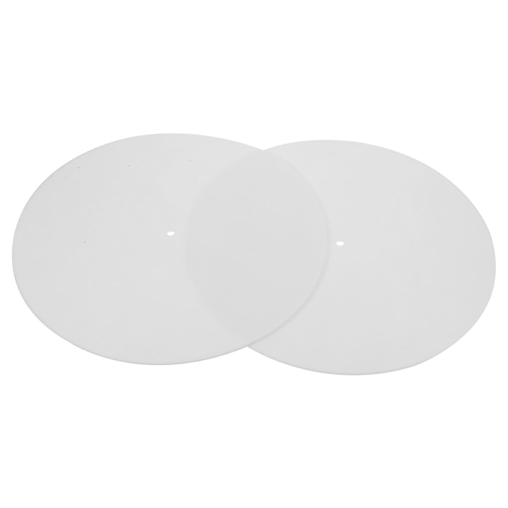 Yardwe Vinyl Record Pad Set 2pcs Felt Turntable Accessories Record Player Mat for Home Anti-static and Shock Absorbing Pad