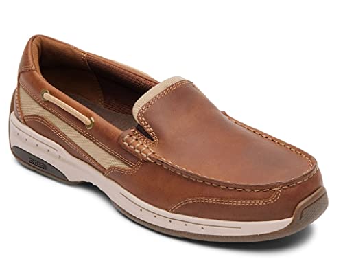 Dunham Men's Captain Venetian Boat Shoe, Size: 12 Width: 4E Color: Tan