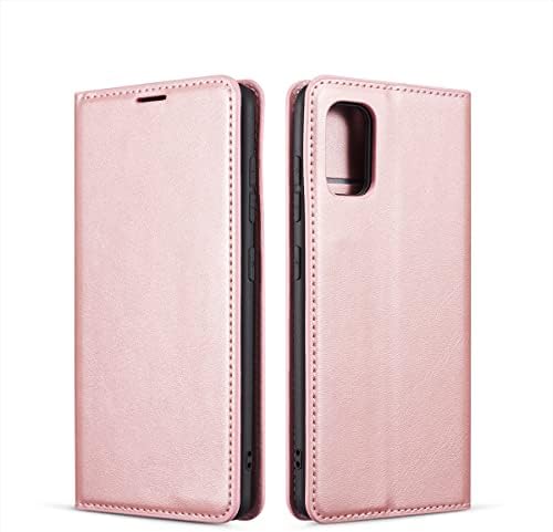 EYZUTAK Premium PU Leather Flip Folio Case for Samsung Galaxy S20 fe 5G, Protective Case with Kickstand Card Slot Magnetic Closure Shockproof Wallet Cover - Red