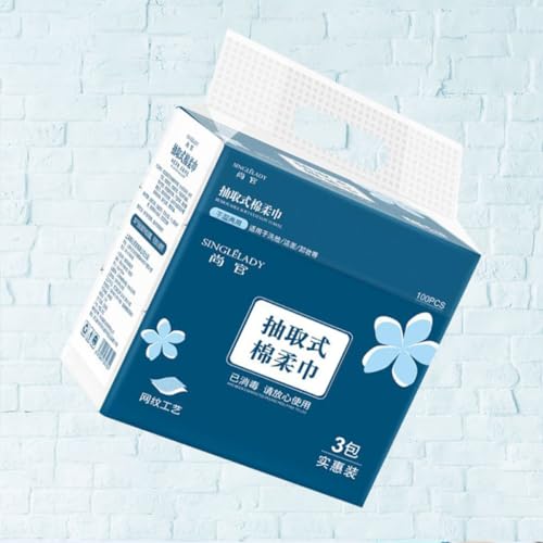 minkissy 300Pcs Panos Descartáveis ​​Toalha De Rosto Descartável Toalhas Descartáveis ​​De Limpeza T