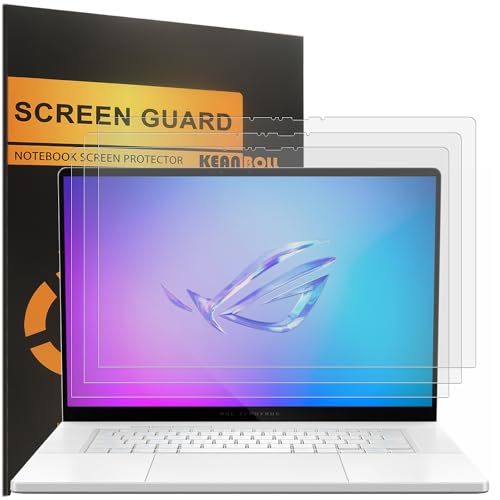KEANBOLL 3 Pack Designed for New 2026-2025-2024 ASUS ROG Zephyrus G16 GU606 GA605 Gaming Laptop Screen Protector (16 inch), Anti Glare and Anti Fingerprint (Matte) Shield by KEANBOLL - Used condition - US$6.34