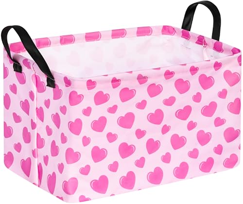 Valentine's Day Storage Basket Baby Hamper Collapsible Organ