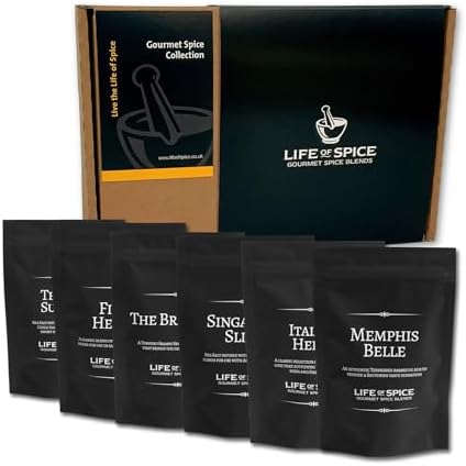 Life of Spice Six Pouch Gift Set | Rubs, Salts, Herbs and Baking Spices