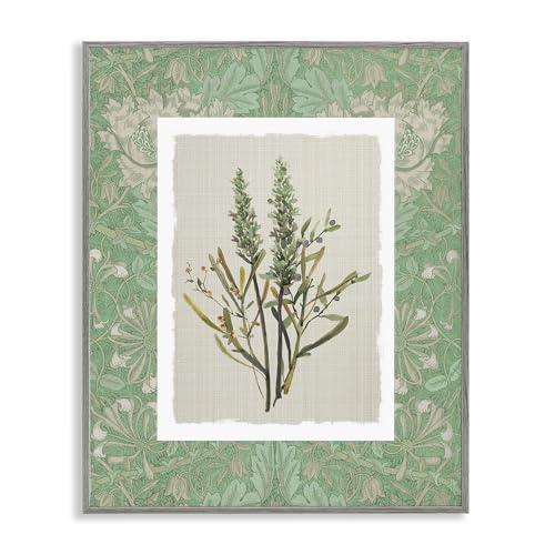 Vintage Botanical Foliage, 24 x 30 Inch Framed Giclée Print