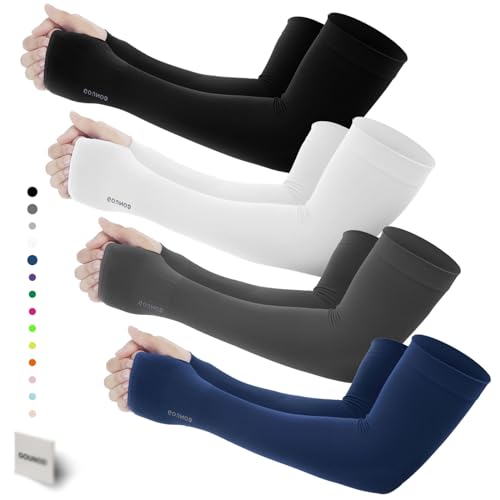 GOUNOD Gardening Sleeves to Cover Arms for Women with Thumb Holes-Sun Protection SPF Cooling Driving UV Blocking