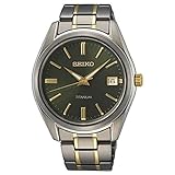 seiko quartz sq 100 price Diametro: 40,2 mm Seiko Orologio Analogueico Quarzo Uomo con Cinturino in Metallo SUR377P1