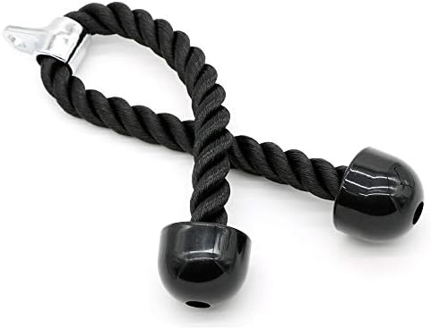 Fortitude Sports Tricep Rope 70cm | Heavy Duty Triceps Gym Rope Cable Attachment For Exercise Machines | For Bicep Curls, Triceps Press Downs/Extensions