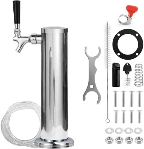 Mua MRbrew 3 Tap Draft Beer Tower, SS 3'' Kegerator Tower & Stainless 5 thumbnail image