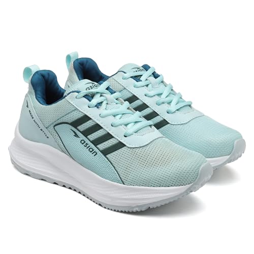 Image of ASIAN Women's Mercury-12 Casual Sneaker Shoes Lightweight Soft & Comfortable with Extra Cushion Lace-Up Shoes for Women's & Girl's