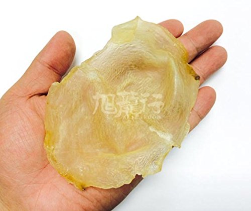 XLSEAFOOD Sun Dried Wild Caught Grouper Fishmaw Grade AAAA 454g Various Sizes of Morels Available 美国旭龙行野生淡干花胶墨西哥蝴蝶胶1磅,16-30片/磅 (MEDIUM,6year,16-30pcs/lb)