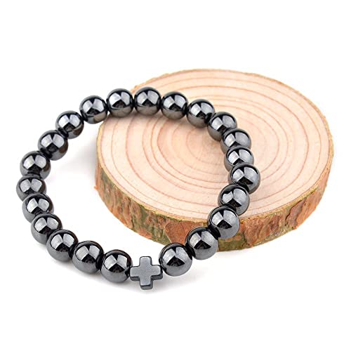 St John The Baptist Orthodox Brotherhood Christian Prayer Beads Bracelet – Hematite Beads –Youth/Adult Size!, Brown #TOP1
