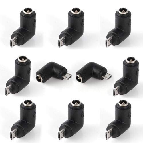 Buy FidgetGear10PCS DC 5.5 5.5x2.1mm Female to Micro USB Phone Power