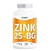Produktbild TNT  180 Premium Zink Tabletten  Hochdosiertes, Laborgeprüftest & Natürliches Zinc  25 mg pro Tagesportion