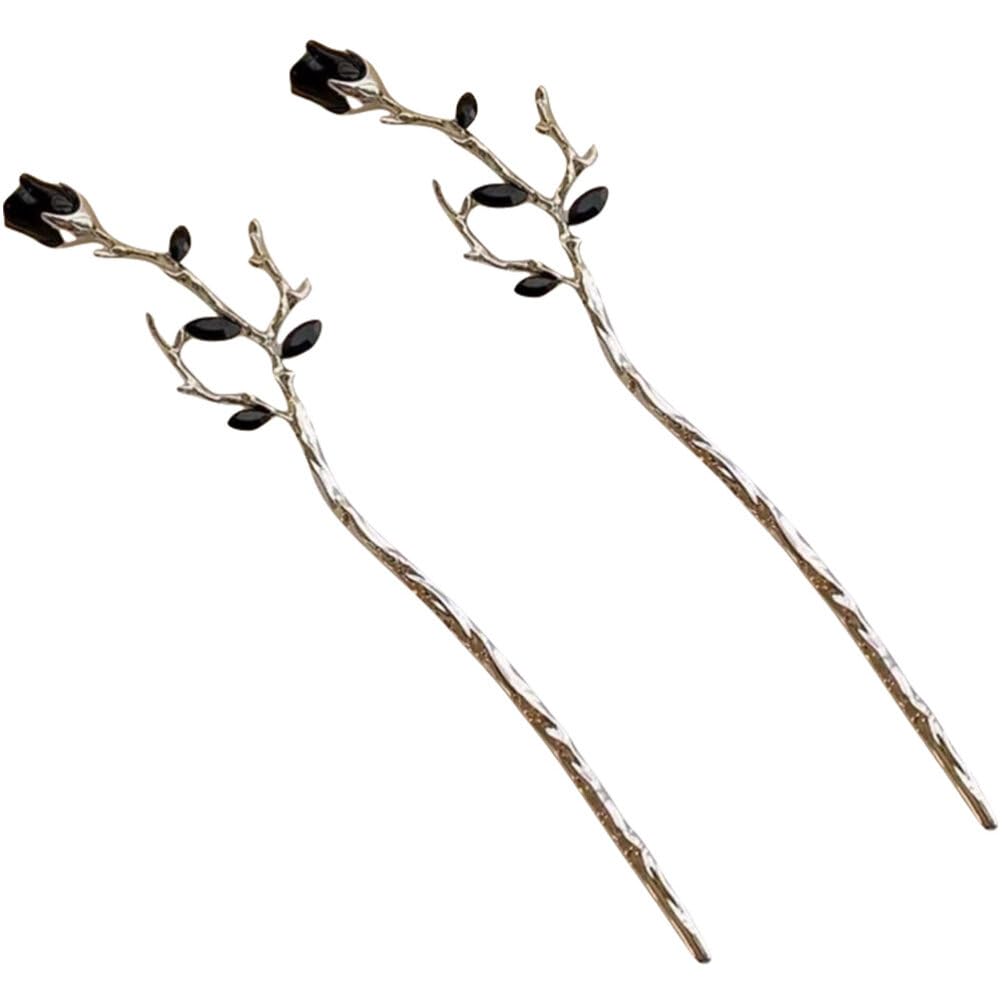 Beaupretty 6piezas Horquillas Metálicas De Rosa Para Cabello Pin De Flores Retro Accesorios De Moño Para Mujeres Para Peinados Elegantes